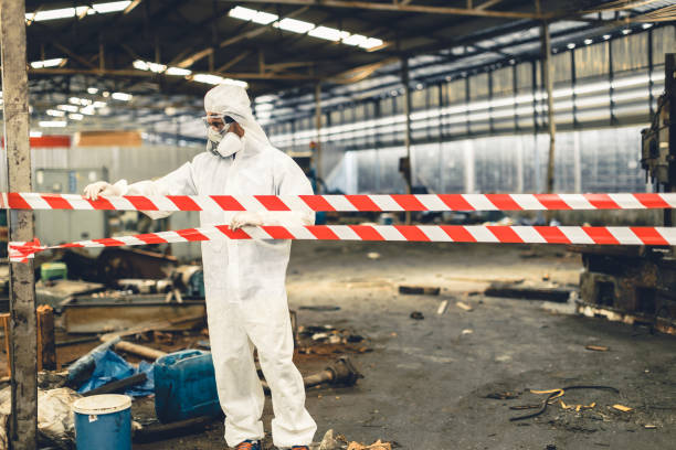 Professional Biohazard technician working in Orleans, MI